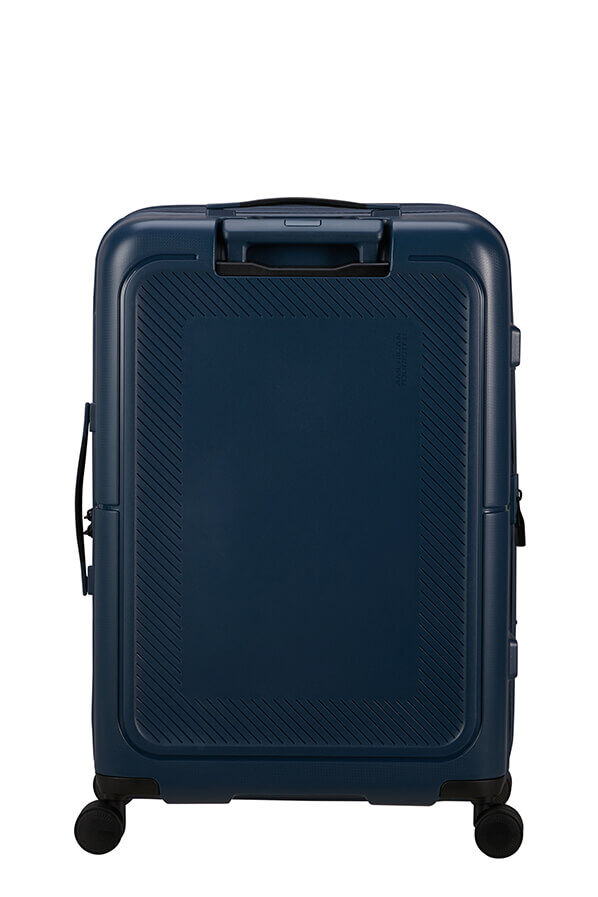 American Tourister 67cm Dashpop Medium Spinner Luggage - Midnight Blue | Lightweight Suitcase for Travel, Business Trips & Weekend Getaways