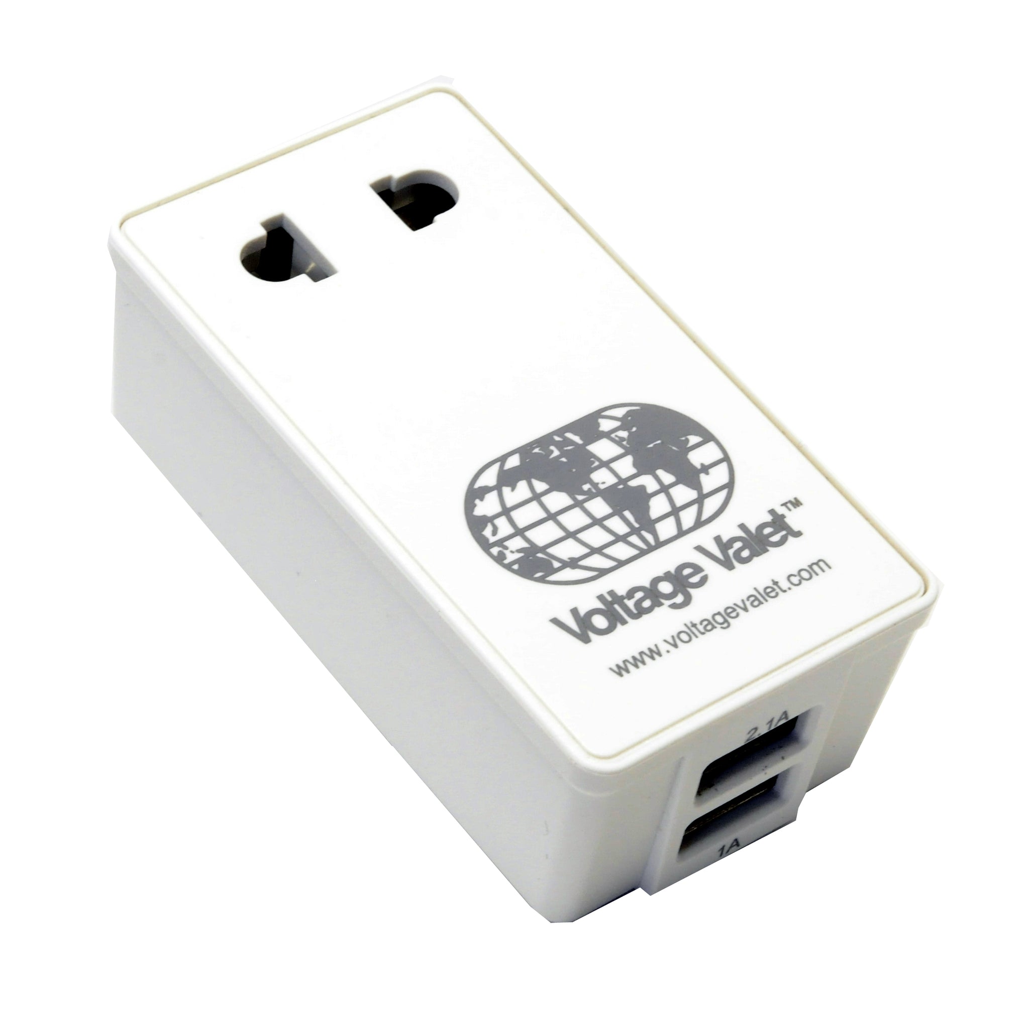 Voltage Valet 2 Port USB Wall Charger - Fast Charging Dual Port USB Adapter for iPhone, Android, iPad - Perfect for Travel, Home & Office Use