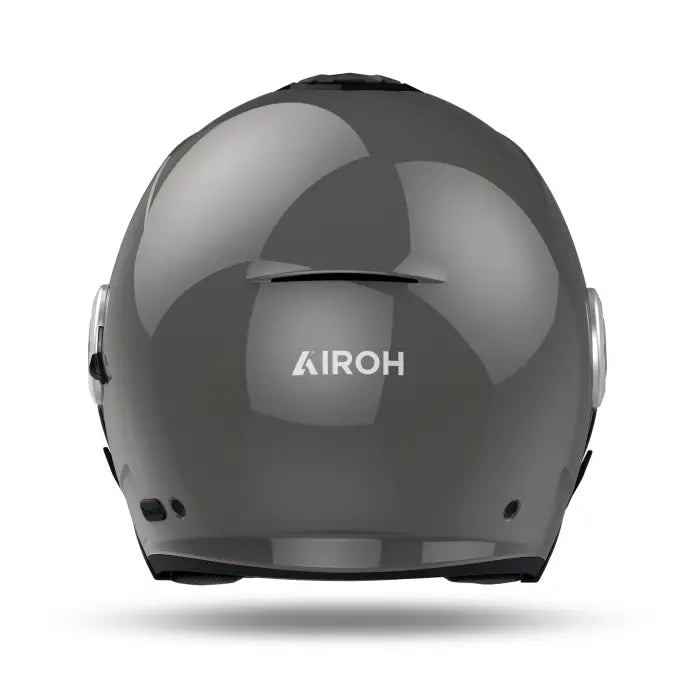 Airoh Helyos Gloss Dark Grey Motorcycle Helmet - DOT & ECE Certified for Street & Racing - Lightweight & Comfortable for Long Rides & Commuting