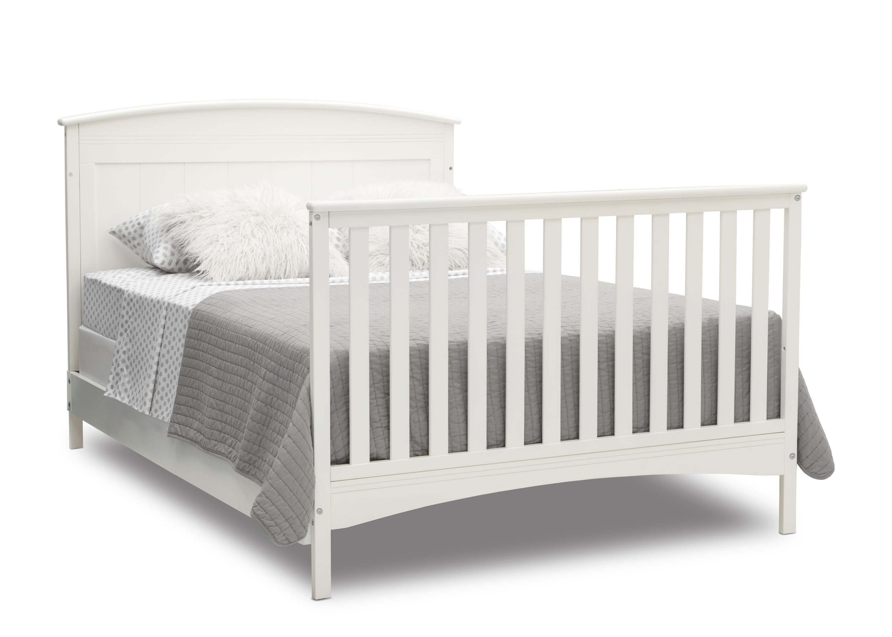 Archer Deluxe 6-in-1 Convertible Baby Crib - Toddler Bed, Daybed & Full-Size Bed - Safe Nursery Furniture for Newborns & Kids - Perfect for Bedrooms, Daycare & Guest Rooms