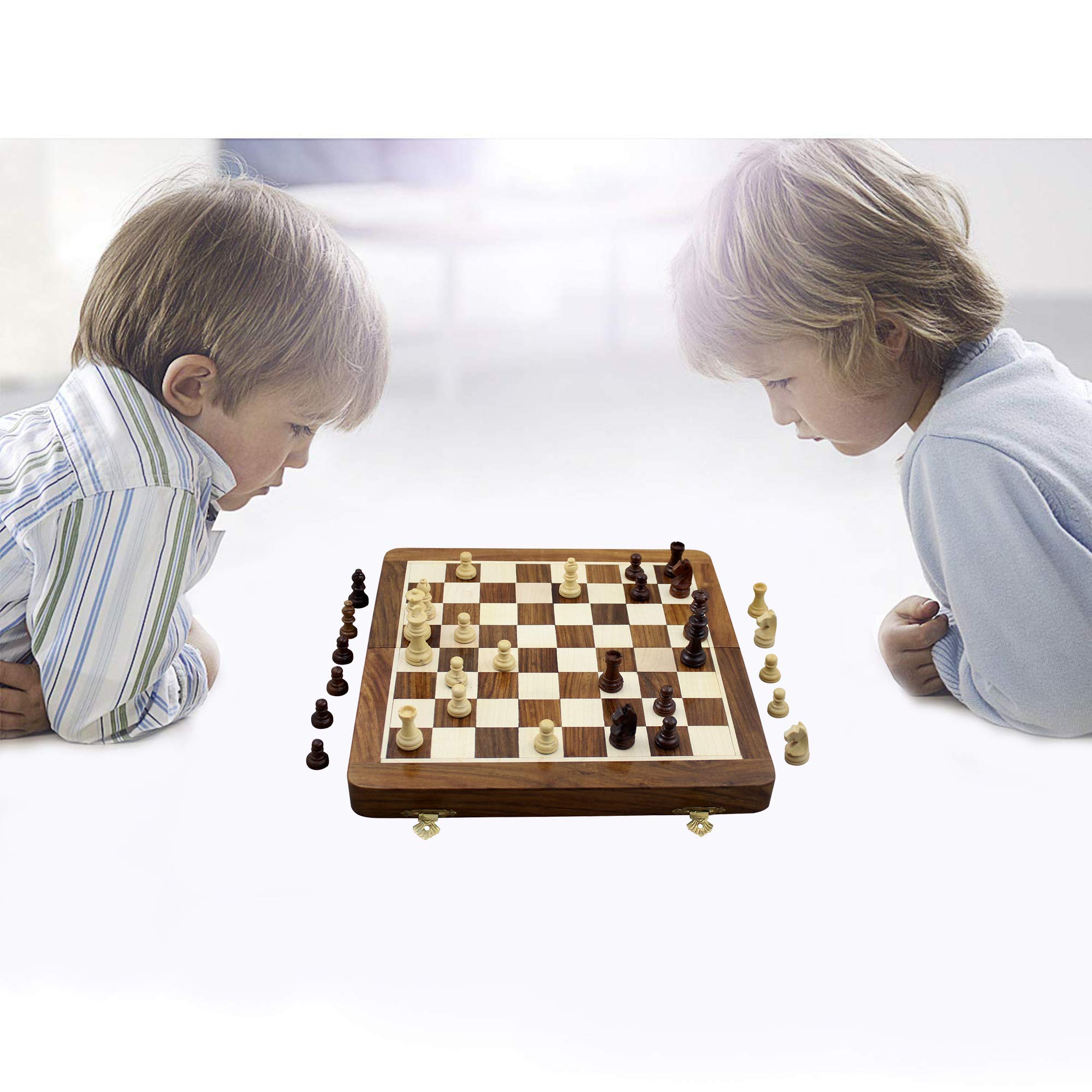 Professional Magnetic Folding Chess Set - 10 Inch Tournament Board Game for Adults & Kids | Perfect Christmas Gift, Travel & Family Game Night