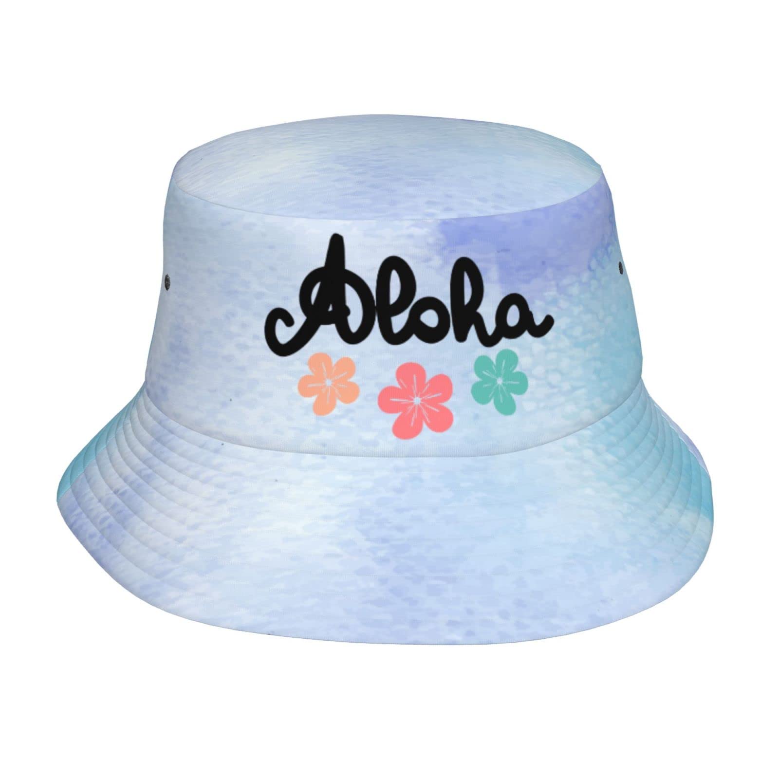 Gold Surf Hawaiian Turtle Honu Bucket Hat - UV Protection Fisherman Sun Hat for Men & Women - Perfect for Beach, Surfing, and Summer Outdoor Activities