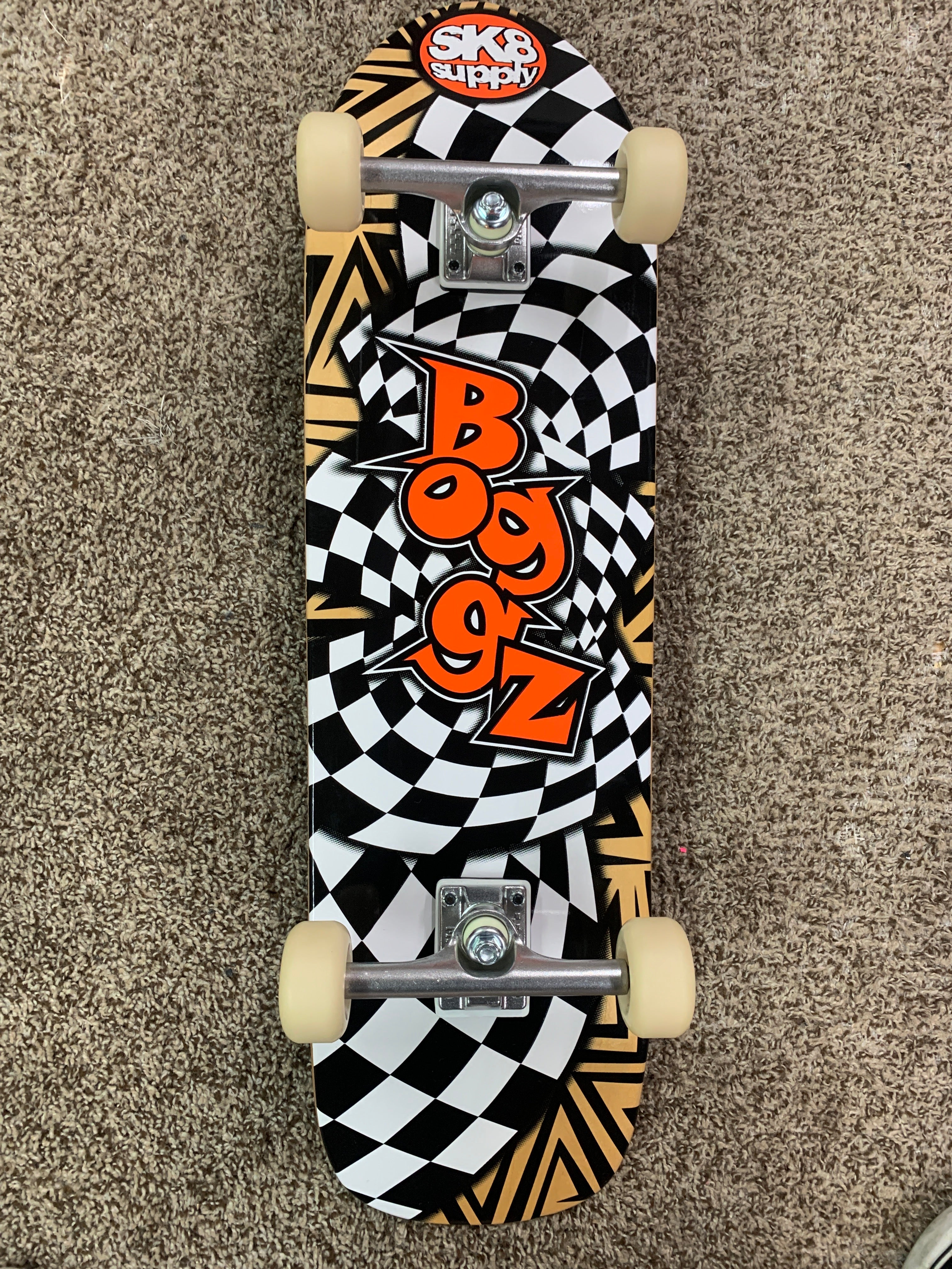 SK8supply Boggz Big Boy Bowl Bomber Complete Skateboard for Adults - Perfect for Street Skating, Park Riding & Bowl Carving