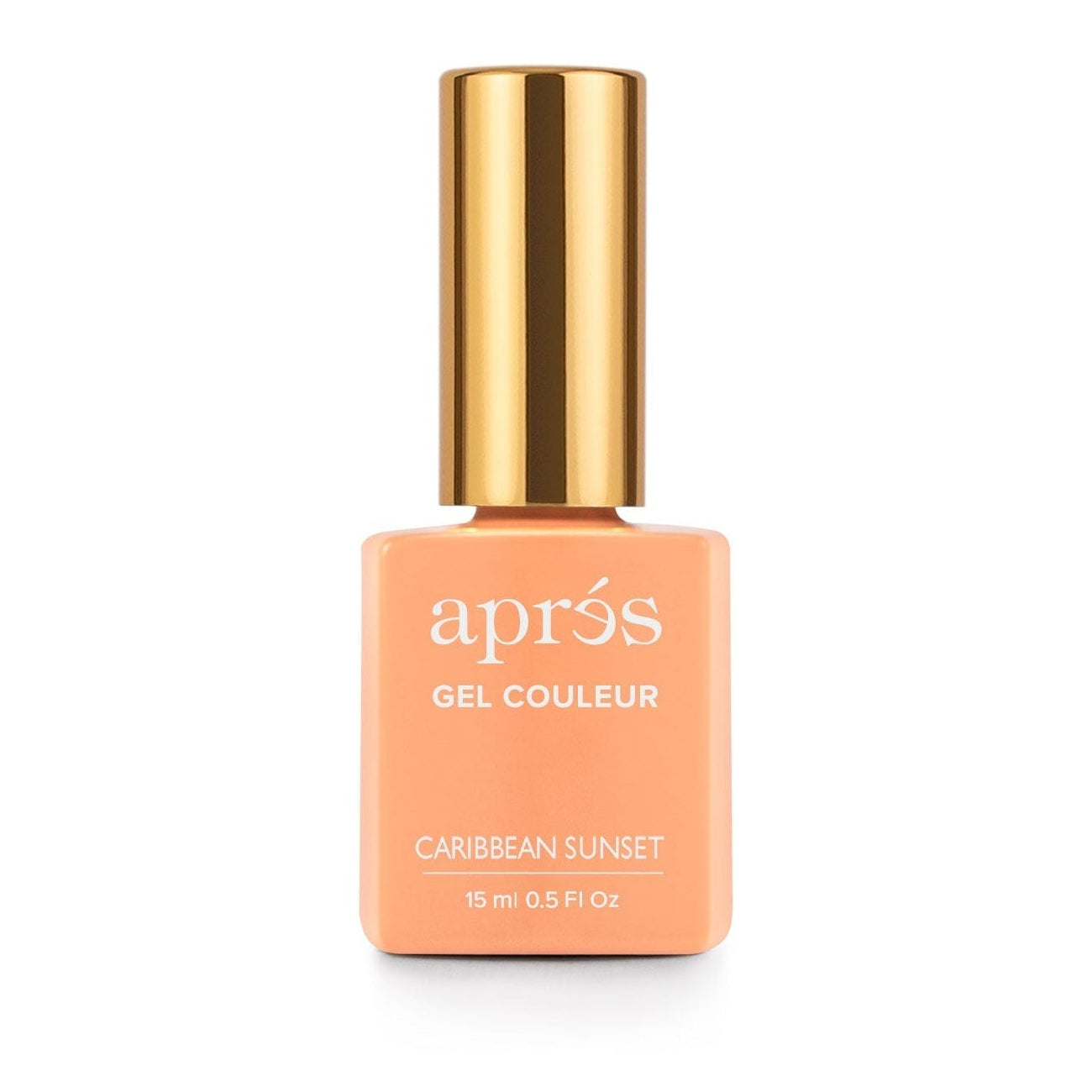 Apres Gel Polish - Caribbean Sunset Nail Lacquer - Long-Lasting UV/LED Gel Nail Polish for Manicures & Pedicures - Perfect for Summer Vacations & Beach Getaways