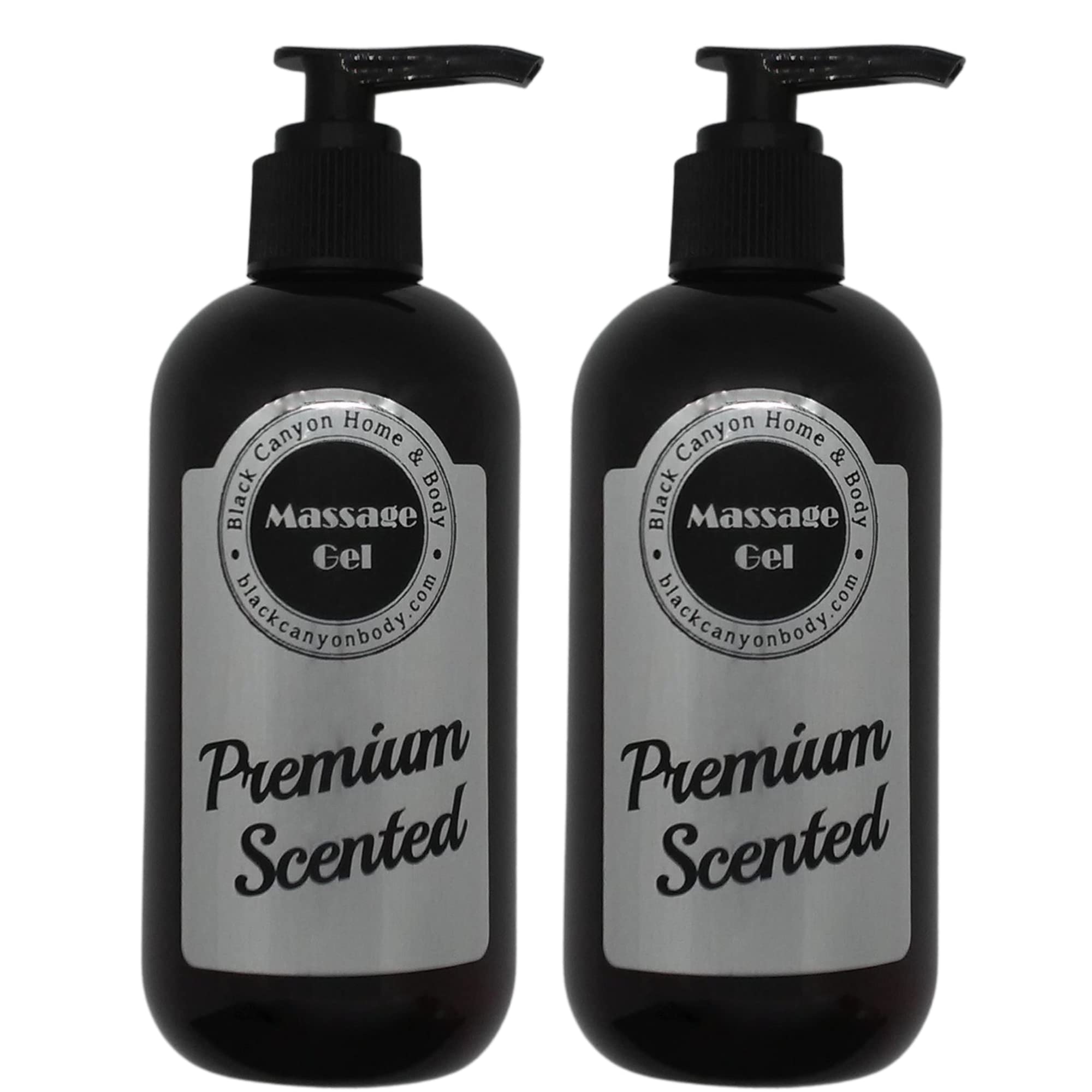 Black Canyon Black Apple Orchard Scented Massage Gel - 8 Oz (2 Pack) | Relaxing Aromatherapy Massage Oil for Couples & Spa | Perfect for Romantic Evenings & Stress Relief