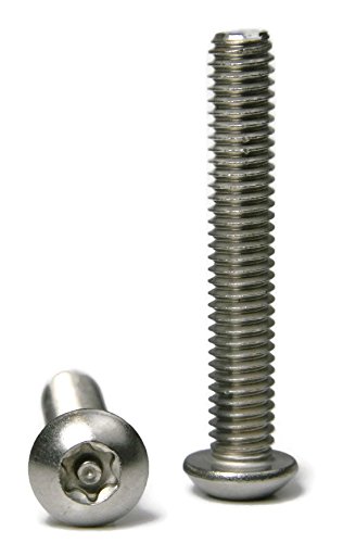 Torx Security Button Head Machine Screws - Stainless Steel Tamper Proof Screws #10-24 x 5/8 Inch (Pack of 250) - Ideal for Electronics, Machinery & Security Applications