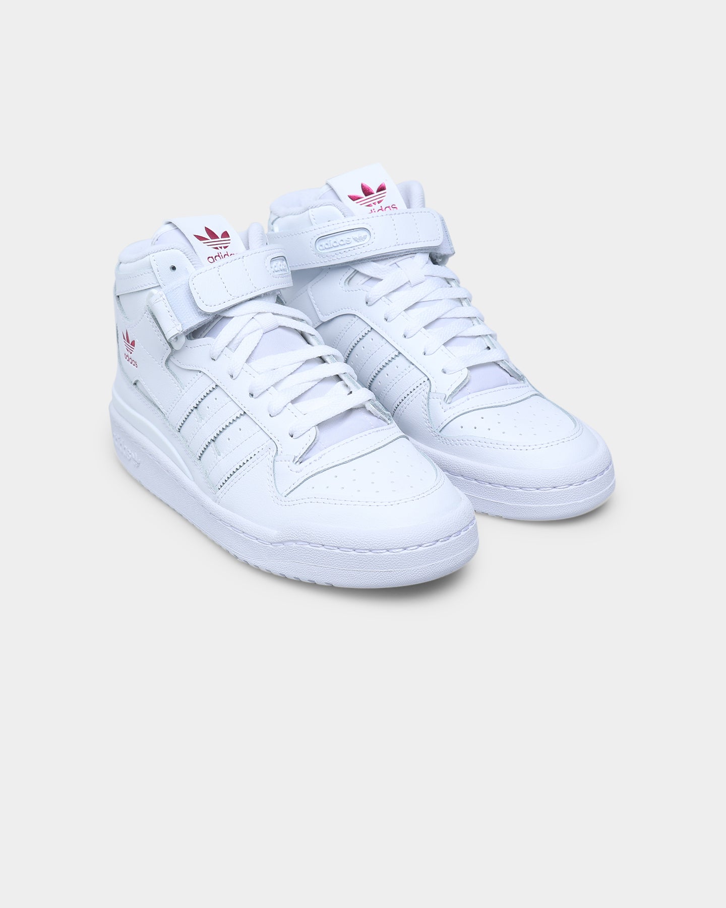 Adidas Women's Forum Mid Sneakers - White/White Athletic Shoes for Running, Gym & Casual Wear