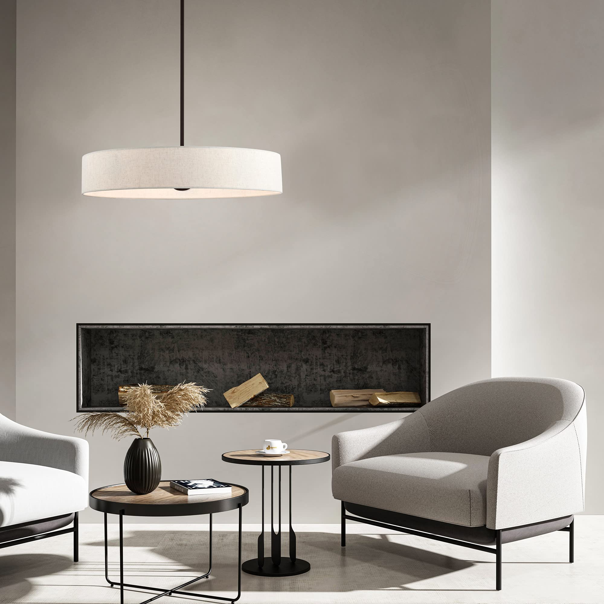 Livex Lighting 46035-07 5-Light Bronze Chandelier - Elegant Dining Room Ceiling Fixture for Home Decor & Interior Design