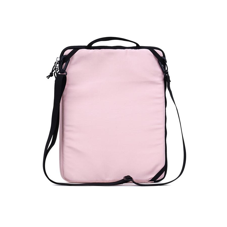 HELLOLULU Erle 3-Way Sleeve Case for iPhone 14 - Soft Pink | Slim Protective Phone Cover with Shoulder Strap & Card Slot | Perfect for Travel, Work & Everyday Use