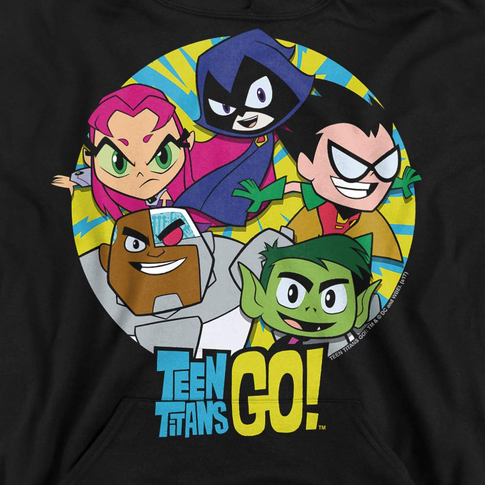 Teen Titans Go! Unisex Youth Pullover Hoodie - Soft & Comfortable for Kids & Teens - Perfect for School, Casual Wear & Superhero Fans