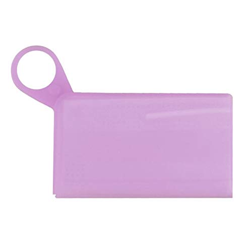 UNID Portable Silicone Face Mask Holder & Clip - Reusable, Hygienic Mask Storage Case for Travel, Gym, School (Pink) - Keep Your Mask Clean & Organized On-The-Go