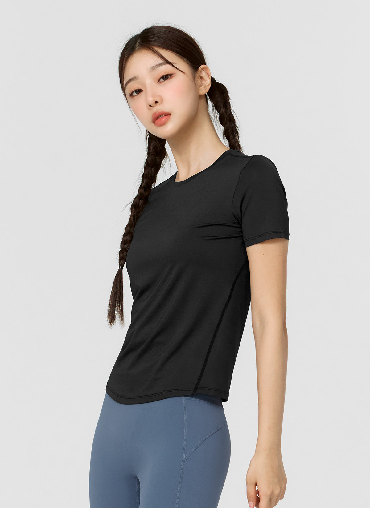 1+1 Ice Feather Light Short Sleeve T-Shirts - Ultra Soft & Breathable Summer Tops for Women - Perfect for Casual Wear, Beach Outings & Yoga