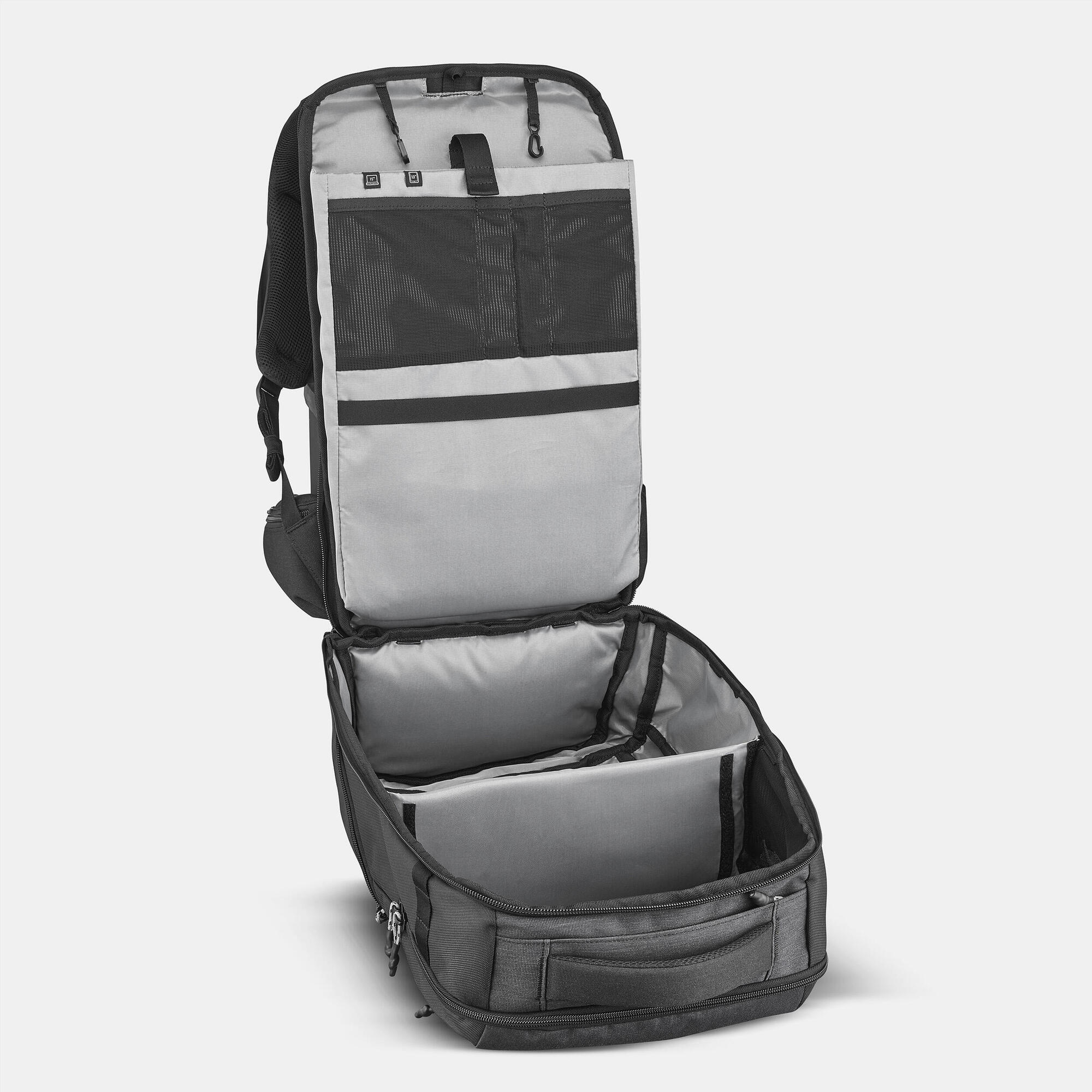 Quechua NH Explorer 900 Focus Camera Backpack - Waterproof DSLR Camera Bag for Travel & Hiking - Perfect for Photographers & Outdoor Adventures