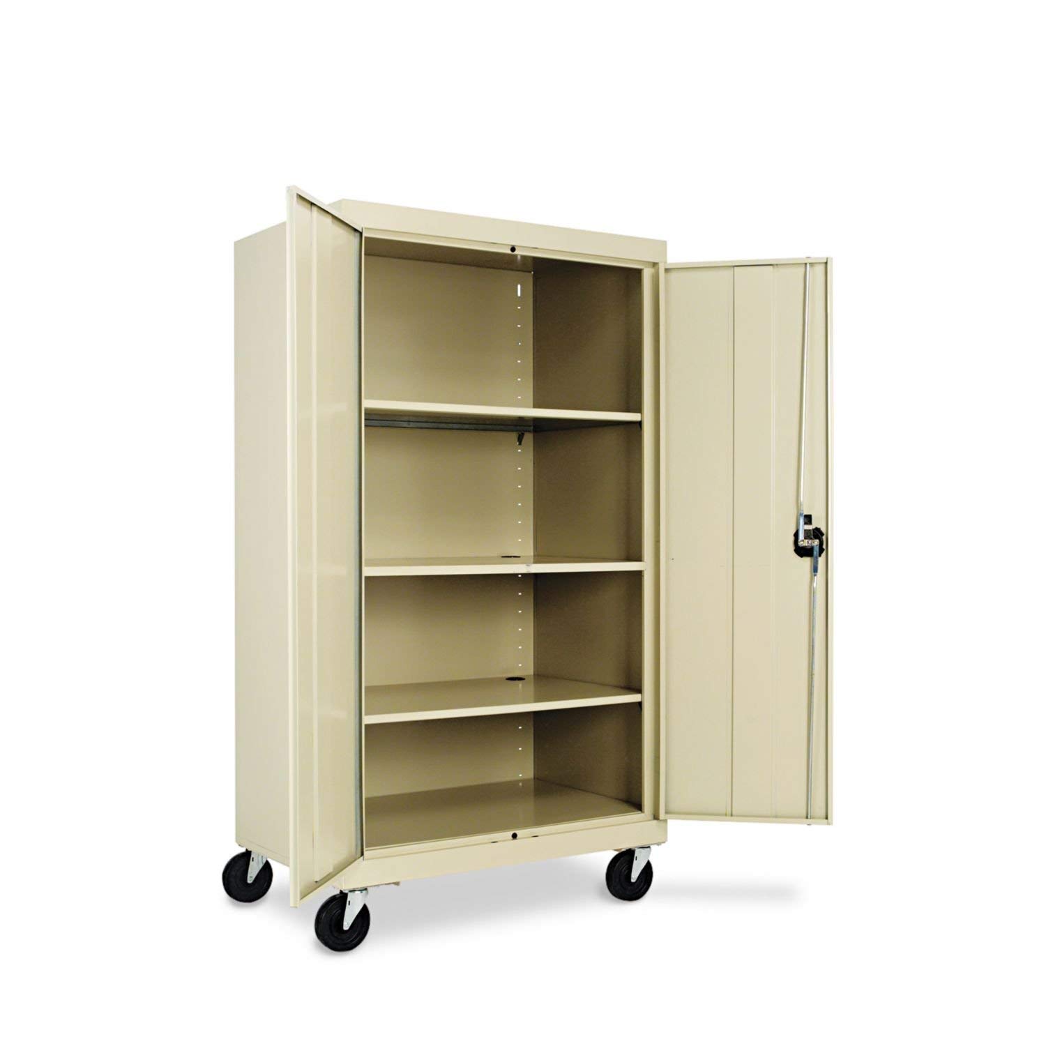 Secure Locking Storage Cabinet - Heavy Duty Metal Cabinet for Home, Office & Garage Organization - Ideal for Tools, Documents & Supplies Storage