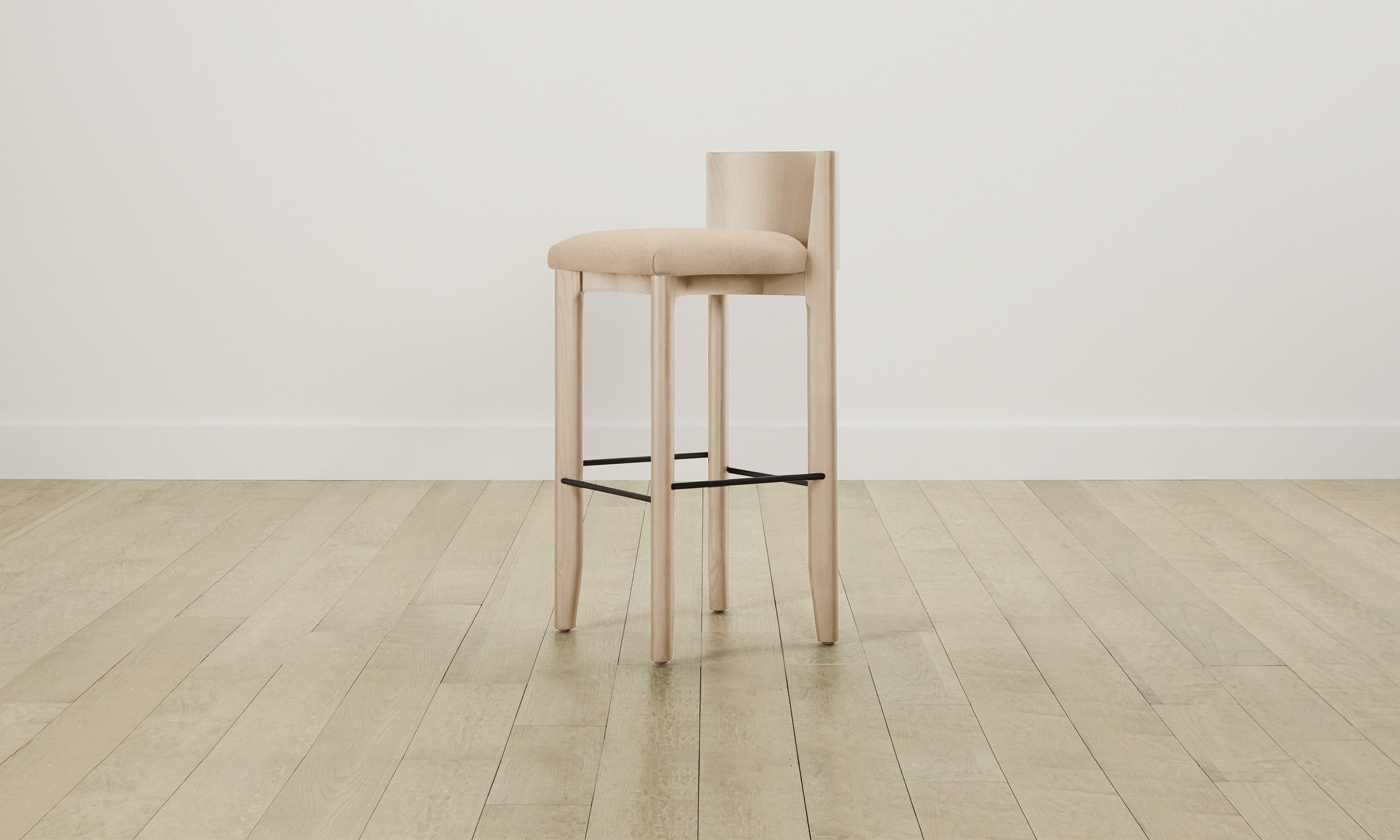 Premium Velvet Bar Stools Set of 2 - The Delancey Counter Height Stools with Butter-Soft Performance Fabric - Perfect for Kitchen Islands, Breakfast Bars & Home Decor