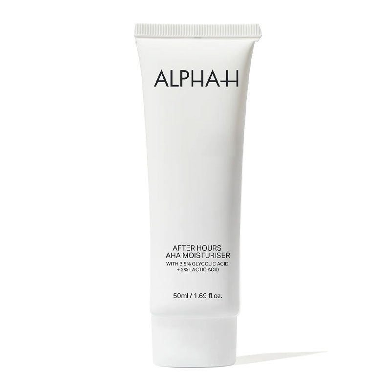 Alpha H After Hours AHA Moisturizer - Glycolic Acid Night Cream for Glowing Skin | Hydrating & Exfoliating Face Moisturizer for Women | Perfect for Nighttime Skincare Routine & Anti-Aging Care