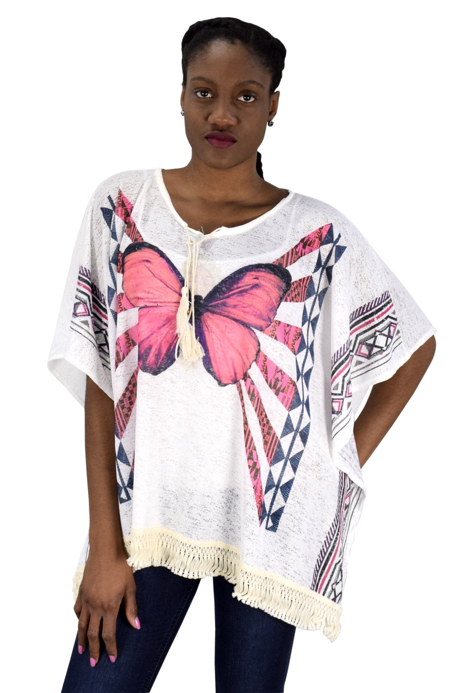 Women's Lightweight Summer Poncho Cardigan - Soft Beach Cover Up for Women, Breezy Loose Knit Shawl Wrap for Vacation, Poolside, Yoga & Outdoor Activities