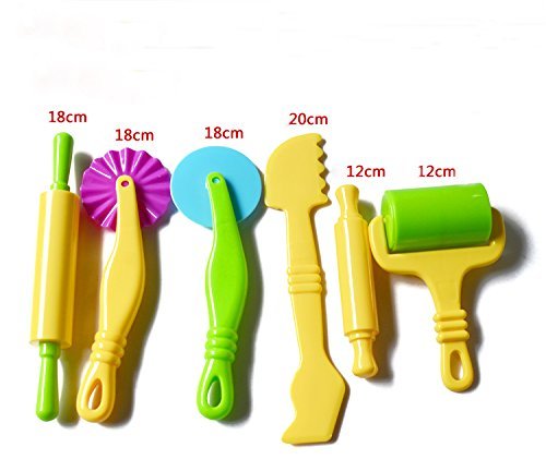 11-Piece Smart Dough Tools Kit with Molds & Extruders - Creative Play for Kids, DIY Modeling Clay Accessories for Arts & Crafts, Baking Decorations
