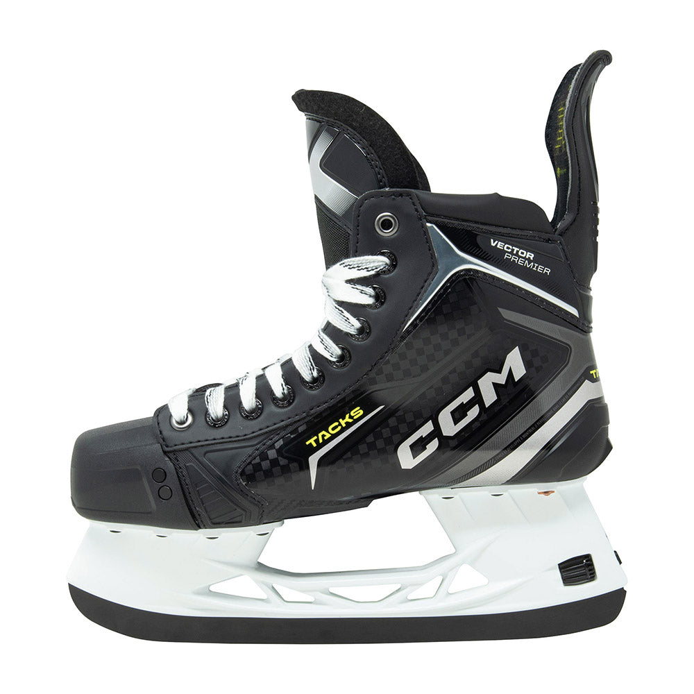 CCM Tacks Vector Premier 2024 Intermediate Ice Hockey Skates - High Performance Hockey Skates for Youth & Adults - Perfect for Ice Rink Games, Training & Competitive Play