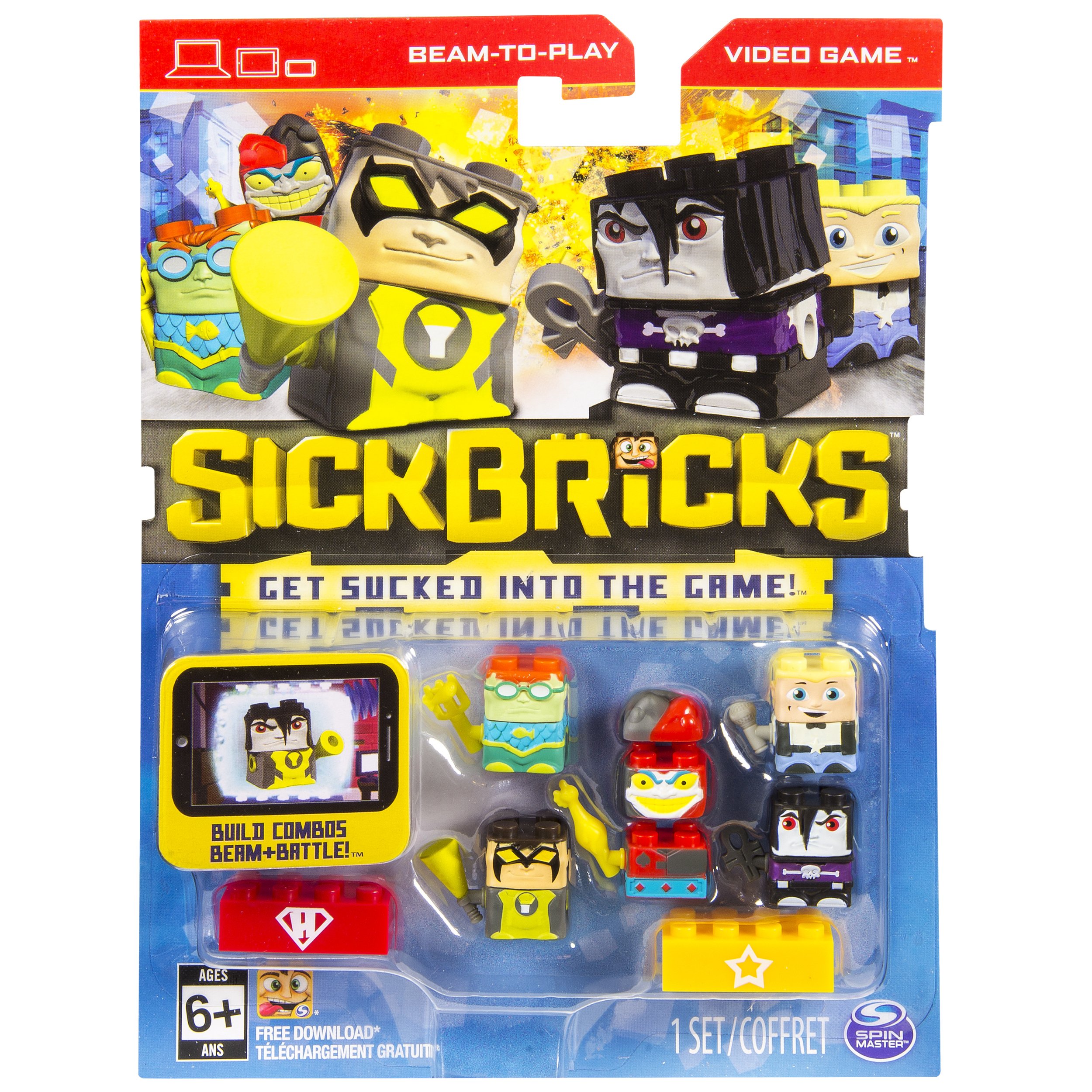 Sick Brix Sick Team 2 Action Figure - Blue Collectible Toy for Kids & Adults | Perfect for Display, Gifts & Action Play Scenes