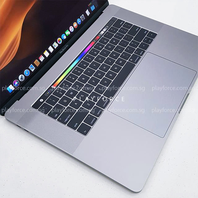 Apple MacBook Pro 15-inch 2017 Model with Touch Bar - 512GB SSD, Space Gray (Includes AppleCare) - Perfect for Graphic Design, Video Editing & Business Professionals