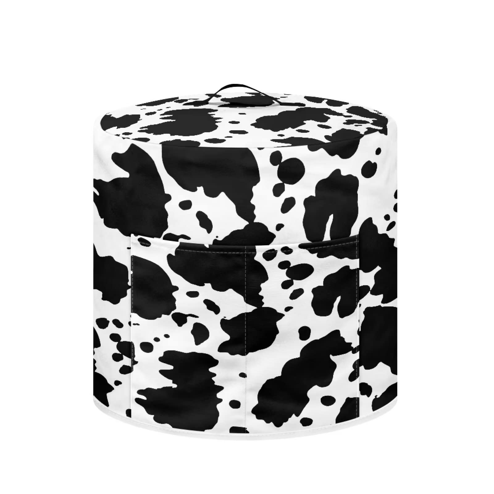 Xhuibop 8 Quart Cow Print Pressure Cooker Cover with Pockets & Handle - Insulated Rice Cooker Dust Cover for Kitchen Appliances - Perfect for Slow Cookers, Instant Pots & Food Warmers