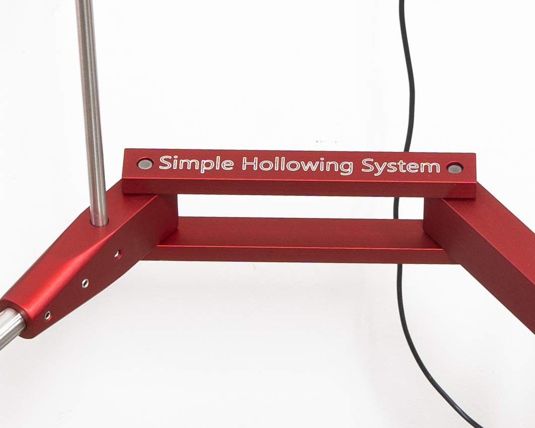 Laser Hollowing System for Woodturning - Stabilizer & Guide for Hollowing Wood with Full-Size Woodturning Tools | Perfect for Bowl Turning, Vase Making & Lathe Projects (SHS with Laser)