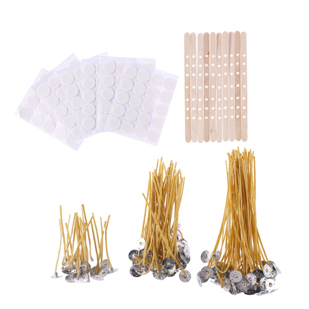 Organic Beeswax Candle Wicks 120 PCS - 3.5