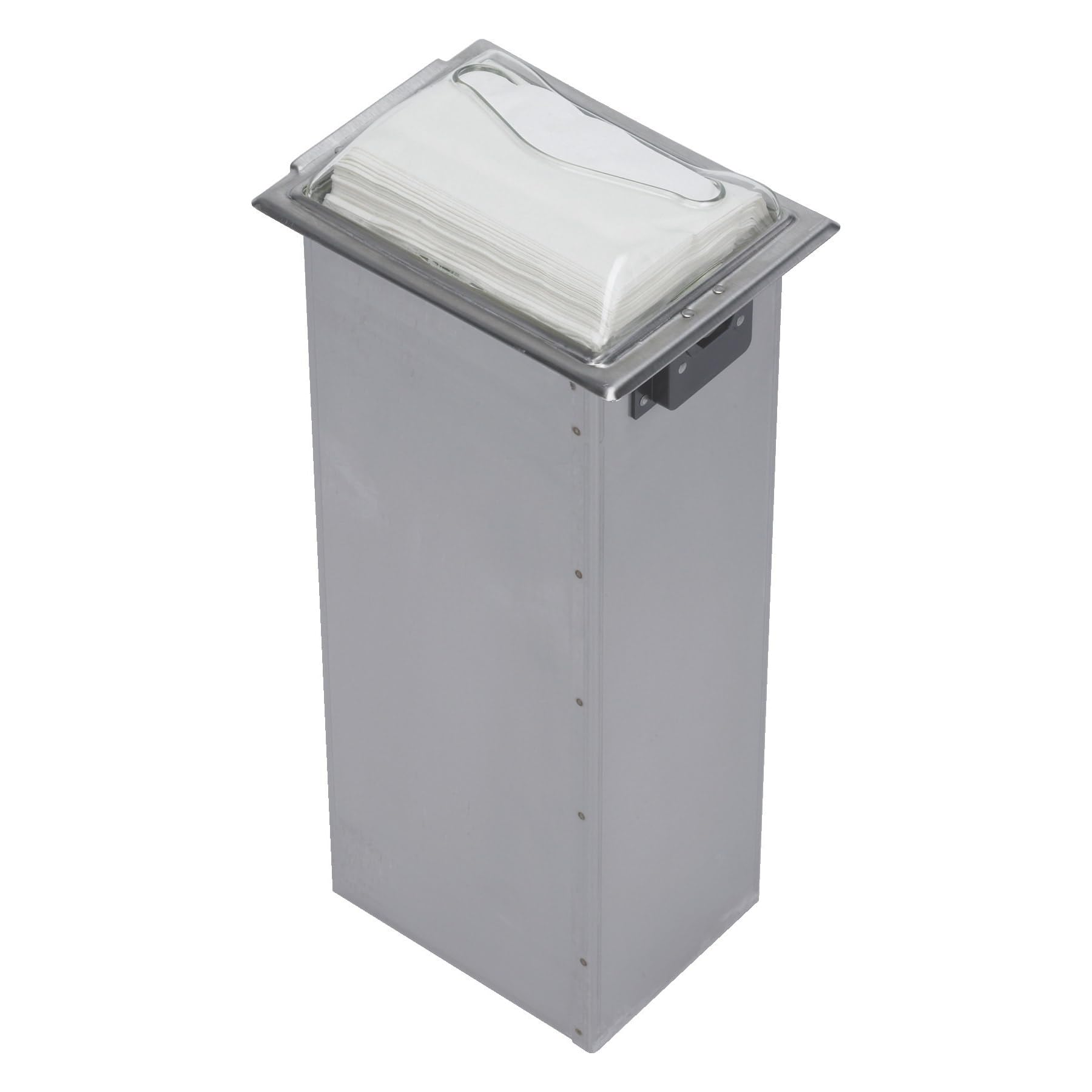 San Jamar H2005 Stainless Steel Countertop Napkin Dispenser - 750+ Capacity, 7