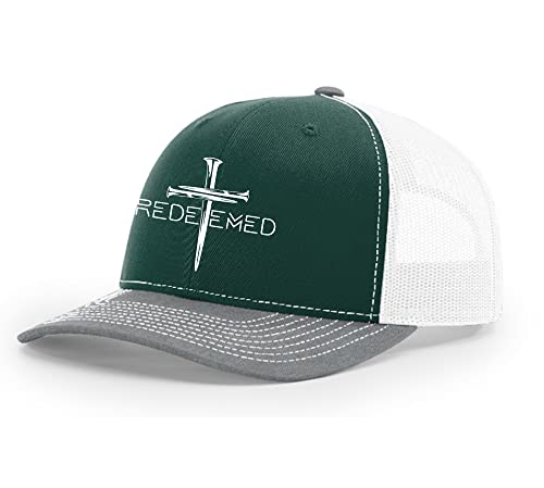 Dark Green/Heather Grey/White