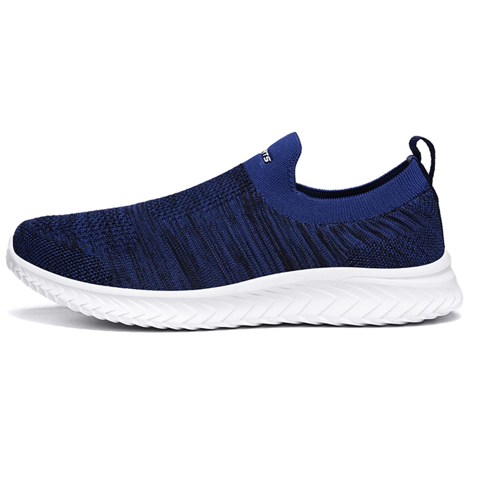 Women's Non-Slip Lightweight Walking Sneakers - Comfortable Casual Tennis Shoes for Women | Trendy White Slip-On Loafers for Walking, Work & Everyday Wear