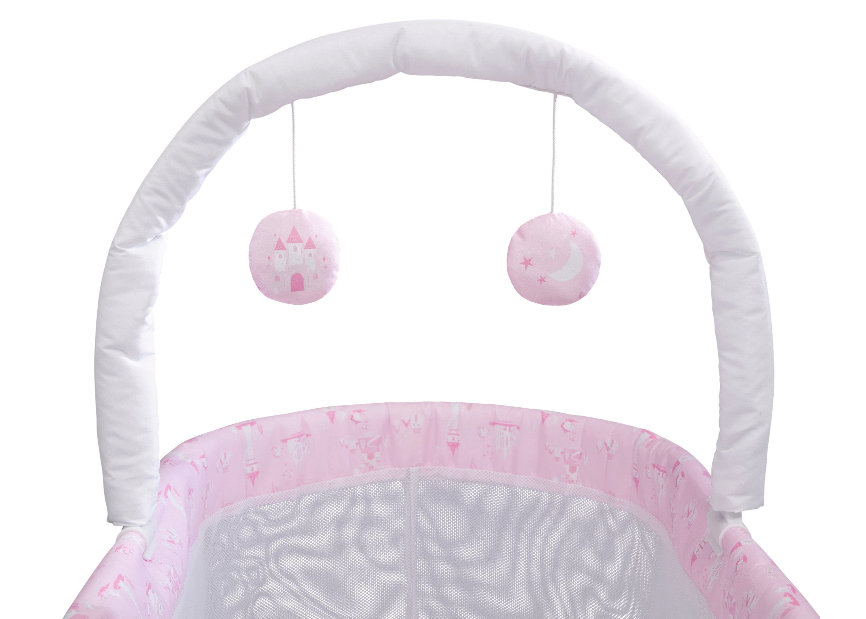 Princess Sweet Dreams Bassinet - Portable Baby Crib for Newborns & Infants - Perfect for Nursery, Travel & Co-Sleeping