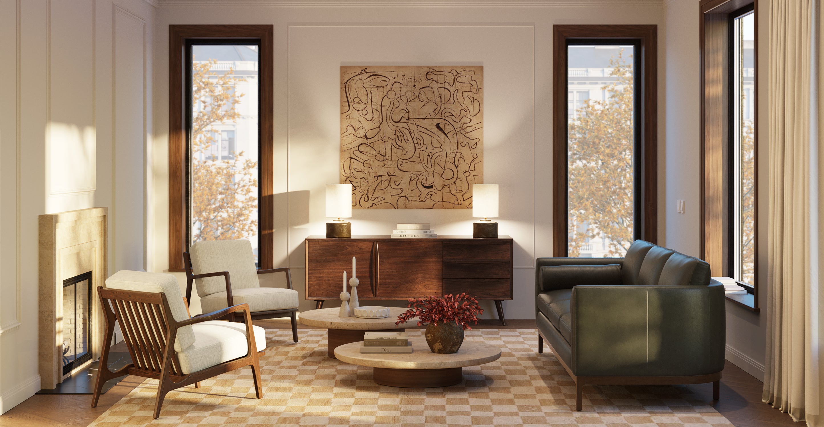 Toscano 89 Sofa - Modern Comfortable Living Room Furniture for Small Spaces | Perfect for Apartments, Condos & Cozy Homes