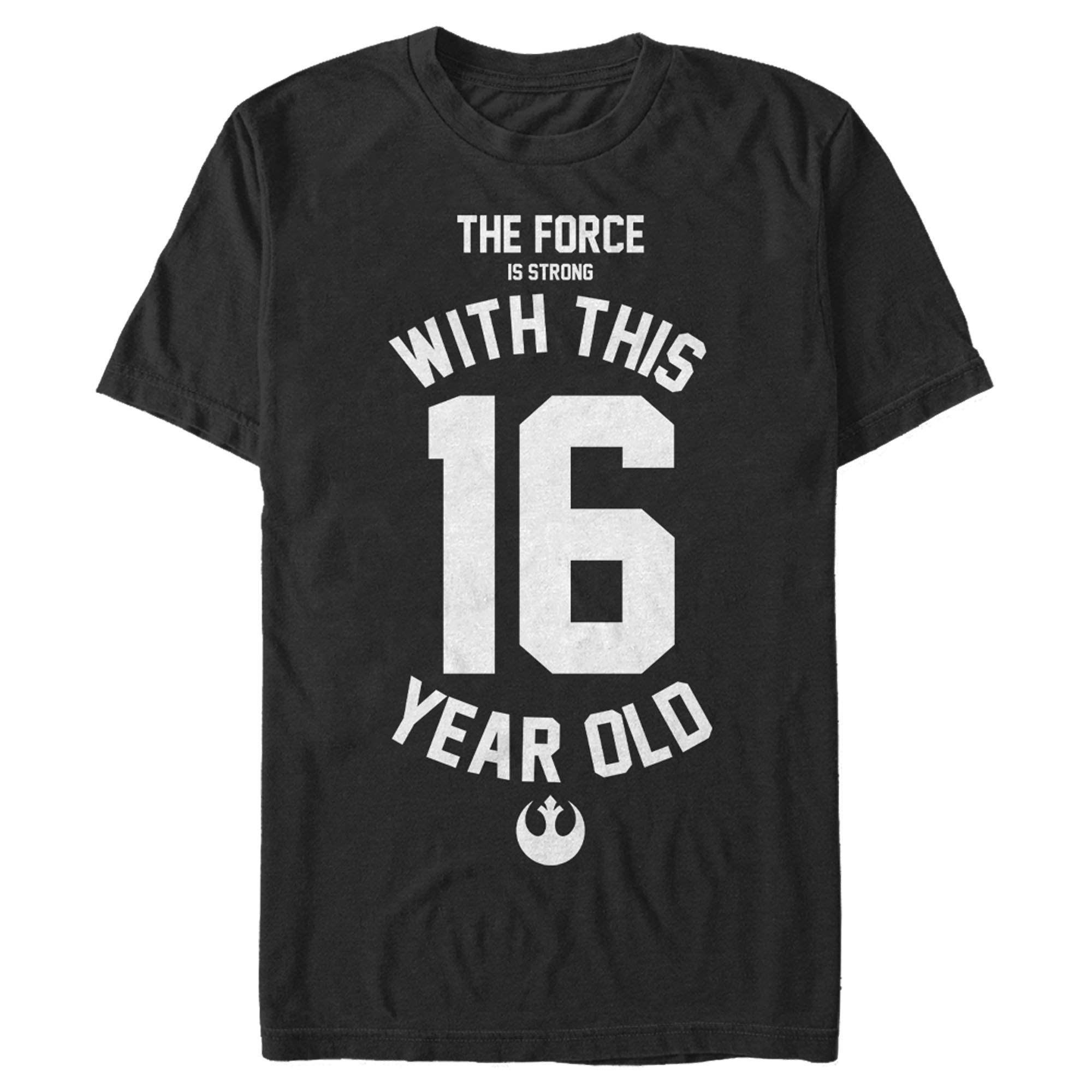Star Wars Rebel Logo T-Shirt for Men - Cool 'The Force is Strong' Graphic Tee for Fans | Casual Wear, Cosplay & Gift for Star Wars Lovers