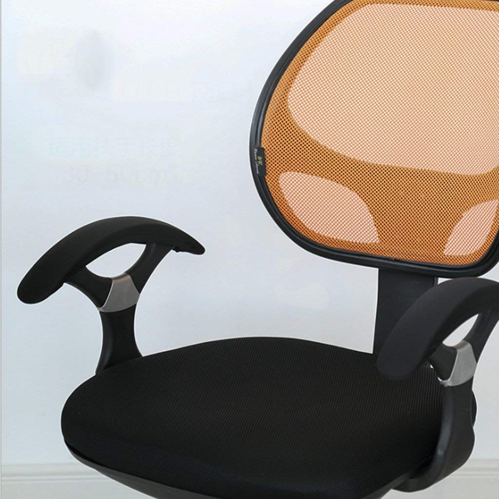 Stretchy Office Chair Armrest Covers - Machine Washable Swivel Chair Protectors (Black, 30-50cm) for Home & Office Ergonomic Support
