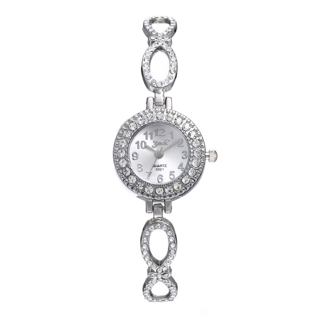 Luxury Women's Gold Quartz Watch with Diamond Accents - Elegant Alloy Bracelet, Perfect Gift for Her - Ideal for Parties, Weddings & Special Occasions