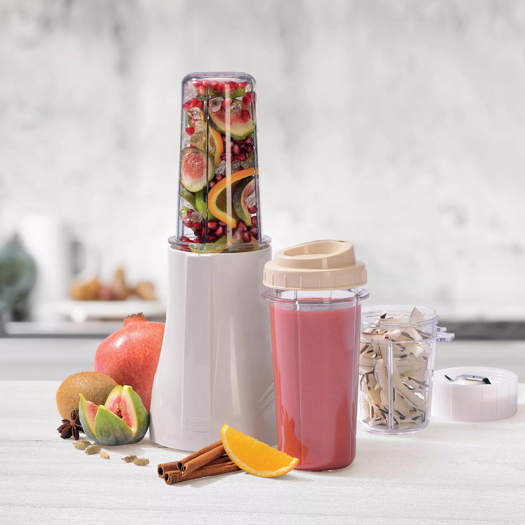 Original Personal Blender® - 11-Piece Single Serve Blender Set for Smoothies, Shakes & Food Prep | Compact Countertop Blender with Grinder & Travel Lid | Perfect for Home, Office & Gym Use
