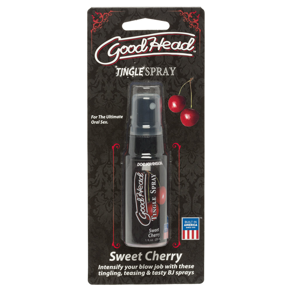 GoodHead Tingle Cooling Oral Stimulant Spray - Minty Fresh Breath Enhancer for Intimate Moments & Sensual Experiences