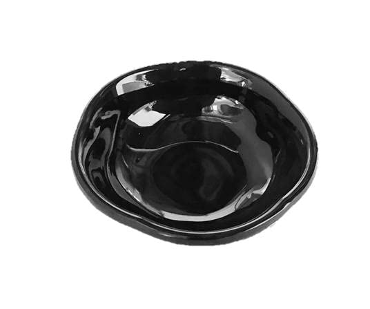 Melamine Sauce Bowl Set - 3.5 Inch Small Condiment Dishes for Snacks, Dips & Desserts (48-Pack, Black) - Perfect for Parties, Restaurants & Home Kitchen Use