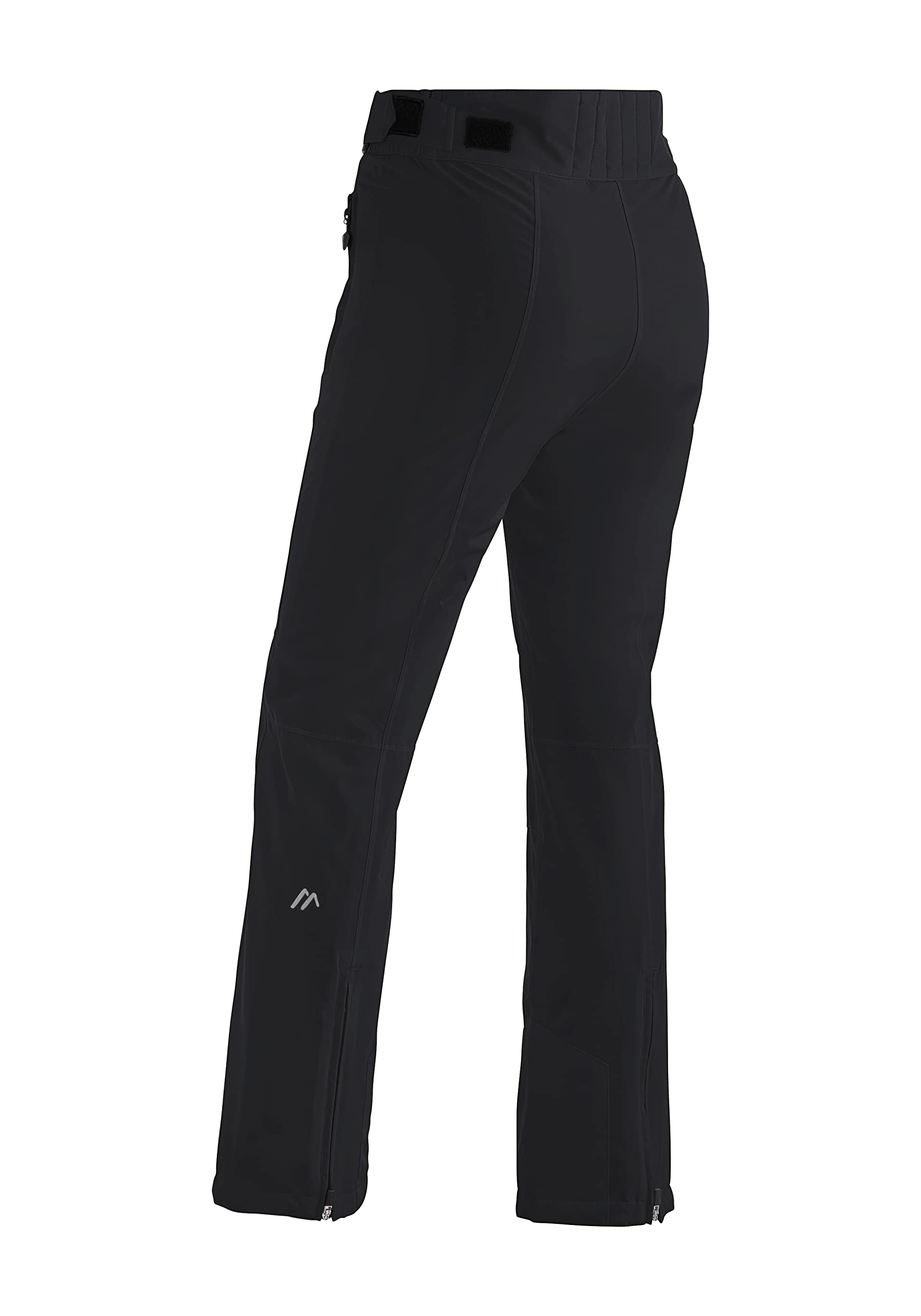 Vroni Women's Black Rainproof Pants Size 40 - Waterproof Hiking & Outdoor Travel Trousers for Rainy Weather