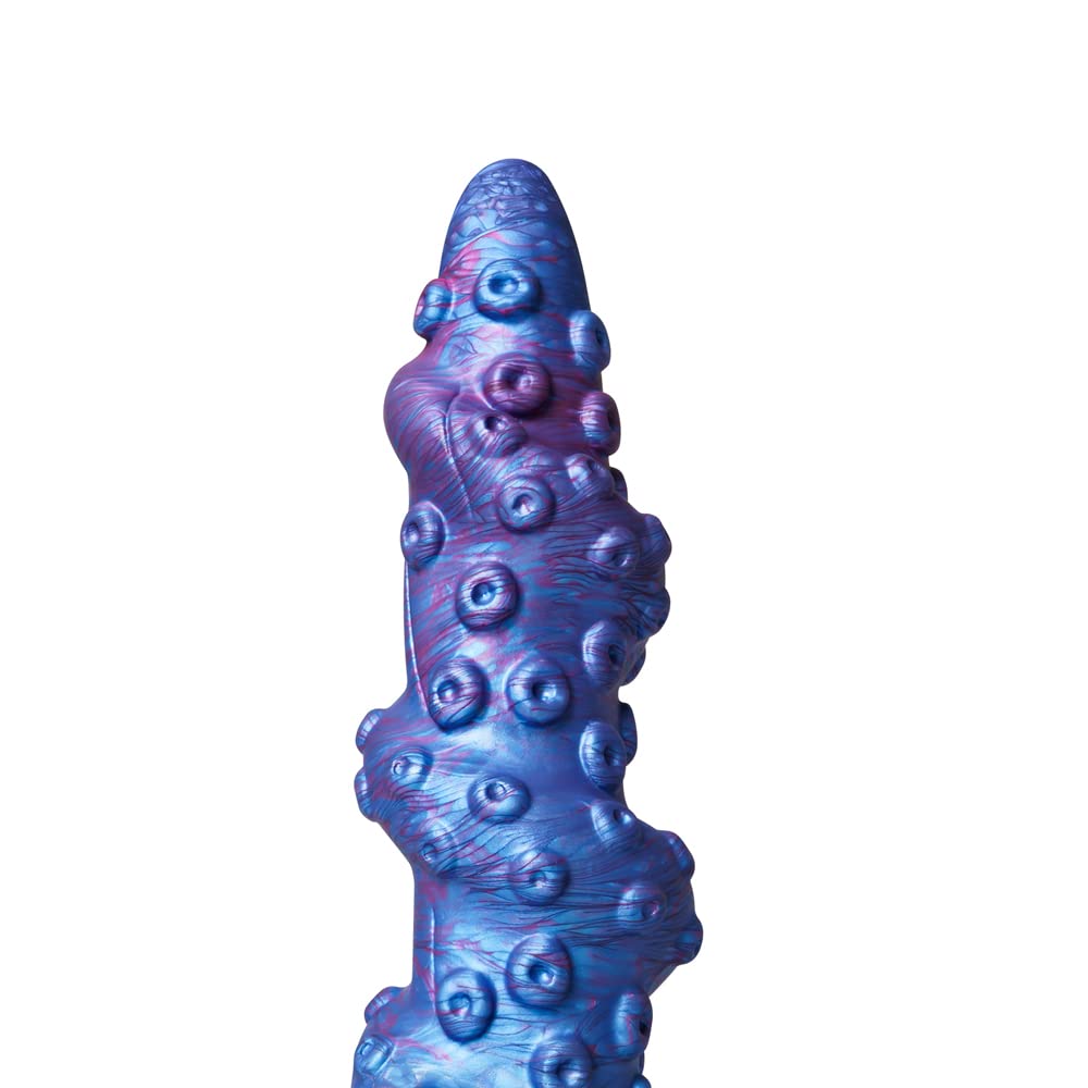 BeHorny Liquid Silicone Fantasy Dildo - Alien Octopus Tentacle Dragon Adult Sex Toy with Strong Suction Cup Base for Solo Play, Couples Fun & BDSM Exploration
