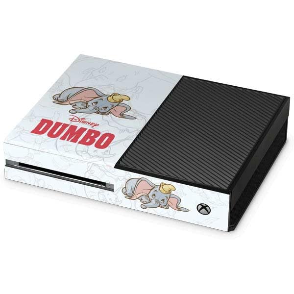 Officially Licensed Disney Dumbo Classic Sketched Portrait Gaming Skin Decal for Xbox One Console - Protective Vinyl Cover for Gamers & Collectors