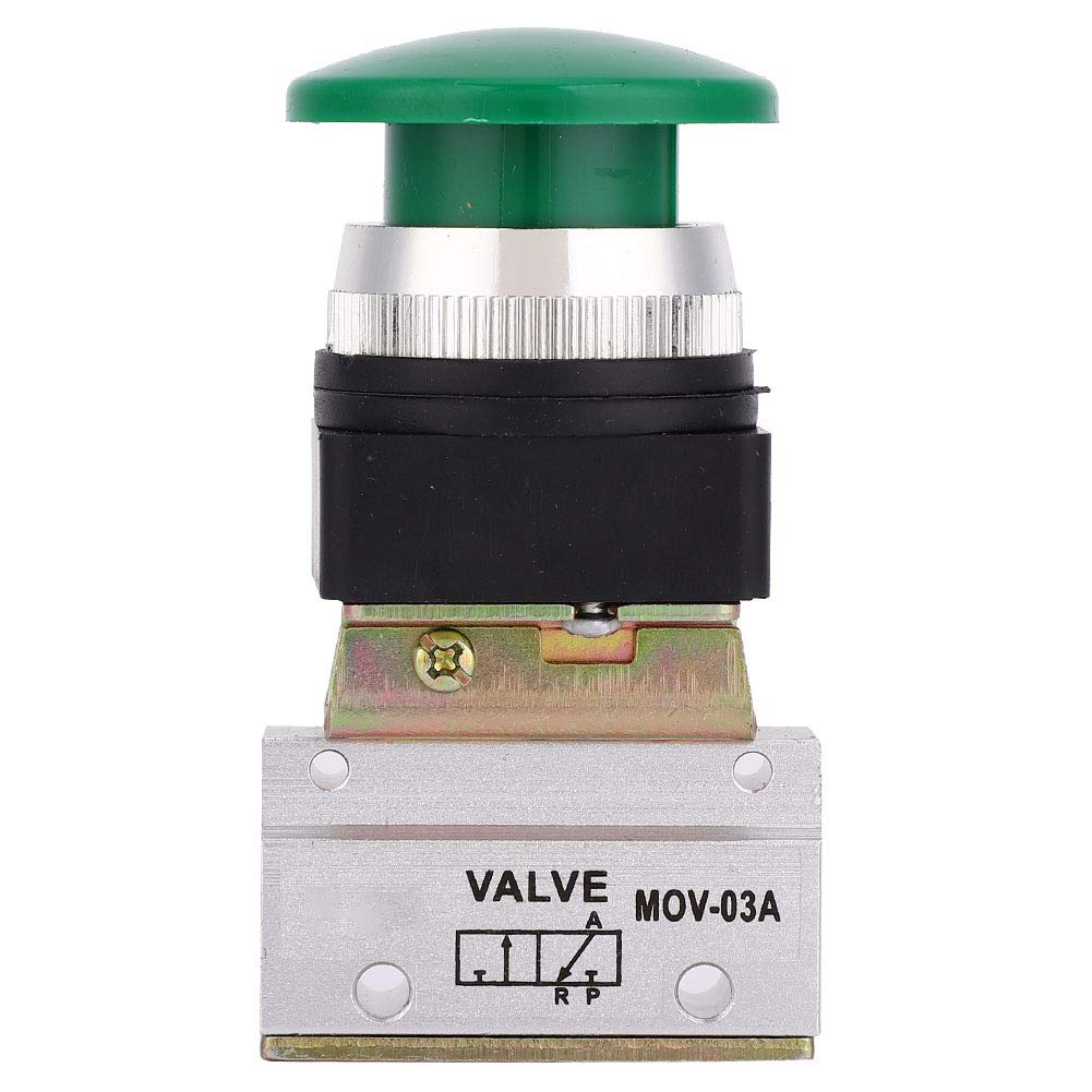 High Precision Air Mechanical Valve with Push Button Switch - Excellent Airtightness for Textile Equipment, Food Processing Machinery & Medical Devices | Industrial Automation & Fluid Control Solution