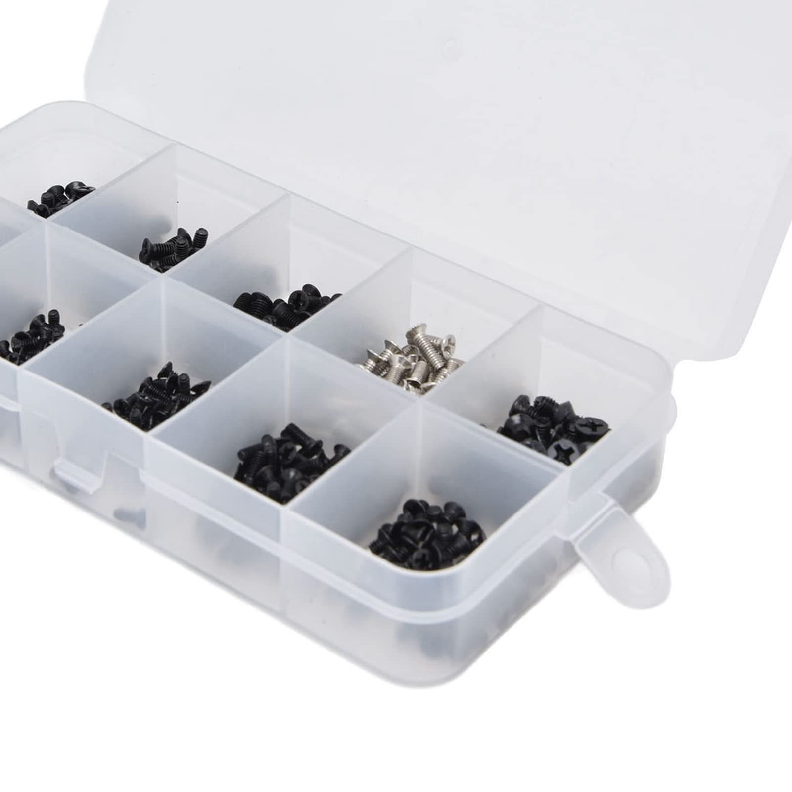 Natudeco 500Pcs Laptop Screw Set - Cross Head Steel Screws for Computer Repair, Electronics Assembly & Maintenance | Perfect for Laptop, PC, Tablet & Device Repairs
