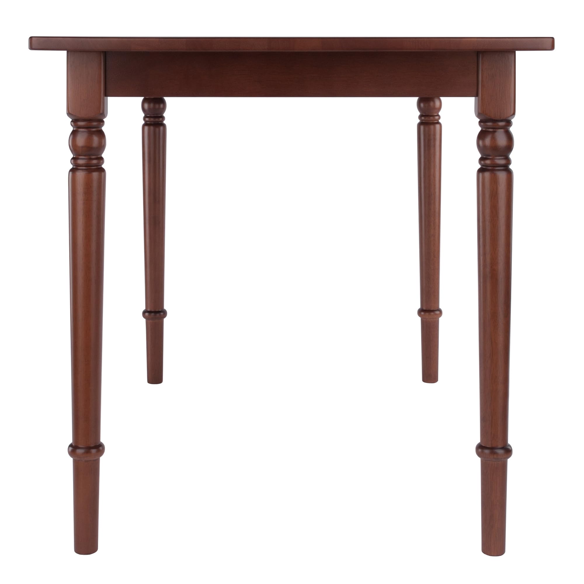 Winsome Ravenna 47-inch Rectangular Walnut Dining Table for 6 People - Perfect for Family Meals & Kitchen Gatherings