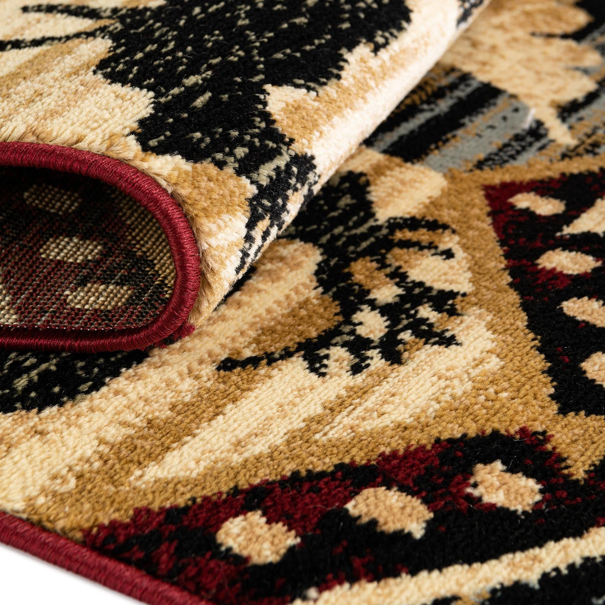 Pioneer Collection 12 Ft Runner Rug - Soft Medium-Pile Green Carpet for Hallway & Entryway | Durable Non-Slip Floor Mat for High Traffic Areas, Living Room & Bedroom Decor