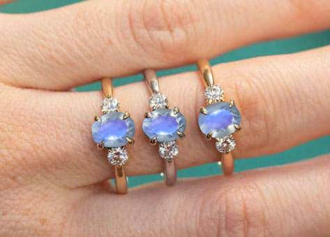 Authentic Moonstone Gemstone Ring for Women – Elegant Silver Jewelry for Everyday Wear & Special Occasions