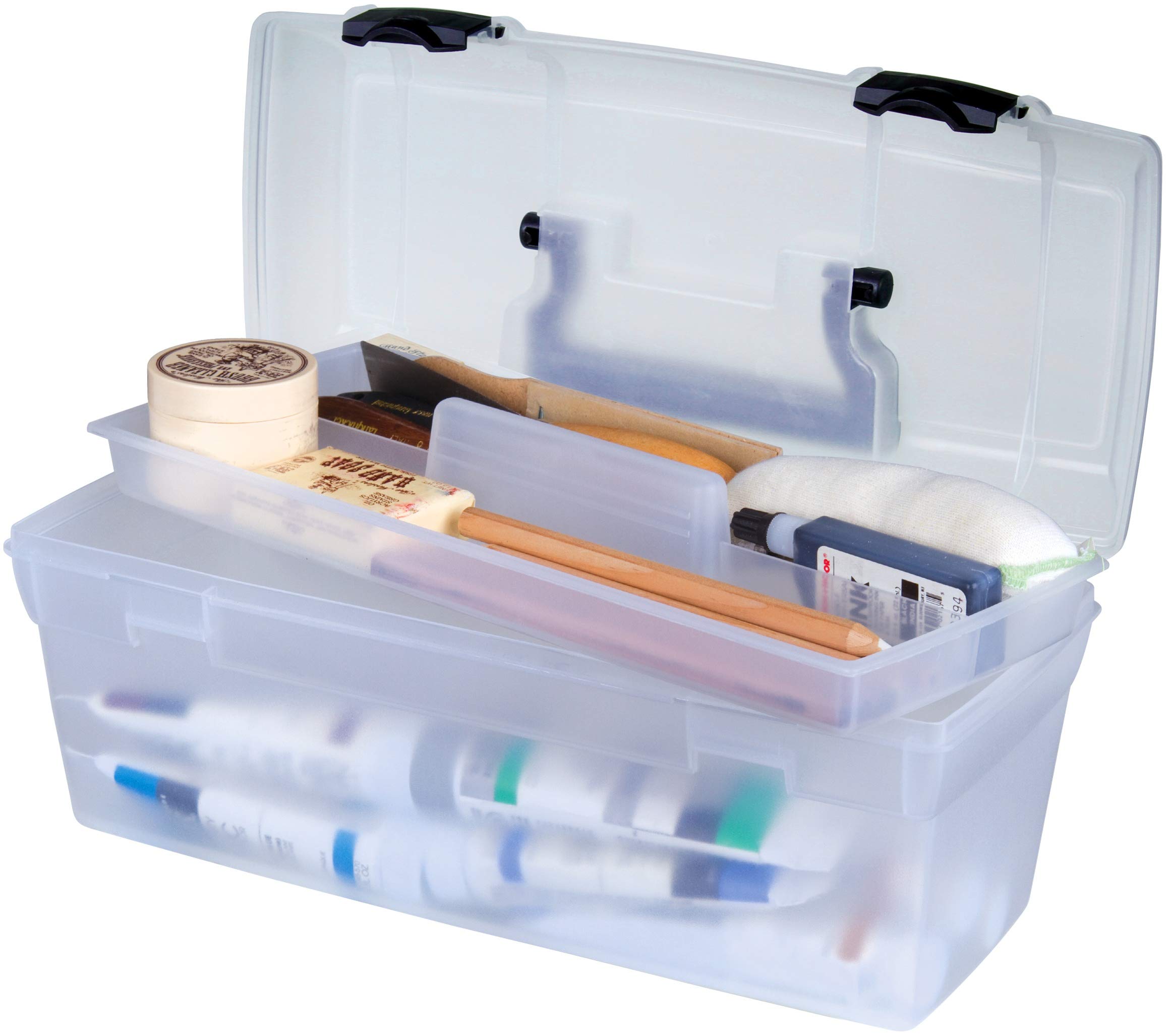 ArtBin Essentials Clear Storage Box - Organize Craft Supplies, Beads, and Art Materials for Artists & DIY Projects