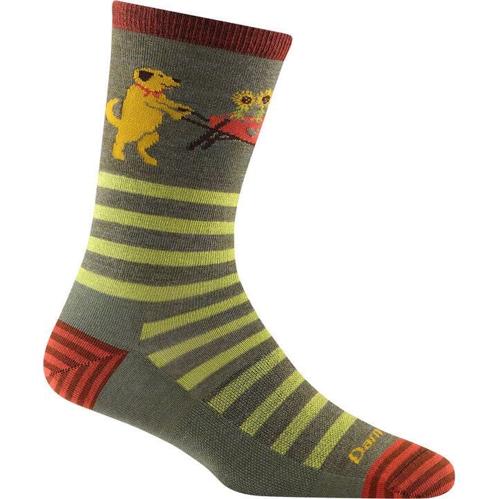 Darn Tough Animal Haus Crew Lightweight Lifestyle Socks for Women - Comfortable & Durable Hiking, Running & Everyday Wear