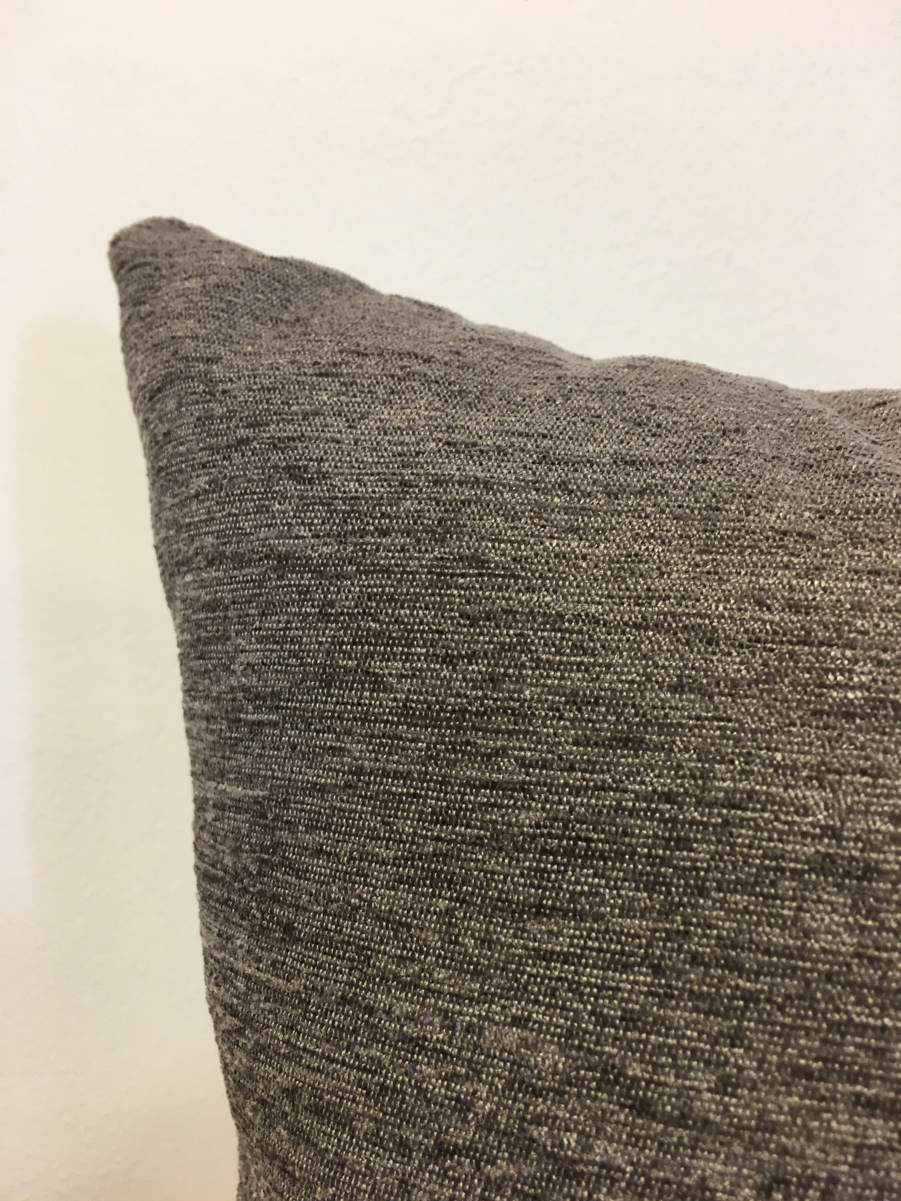 Elizabeth Charcoal Throw Pillow - Soft Decorative Cushion for Sofa, Bed & Home Decor - Perfect for Living Room, Bedroom & Cozy Spaces